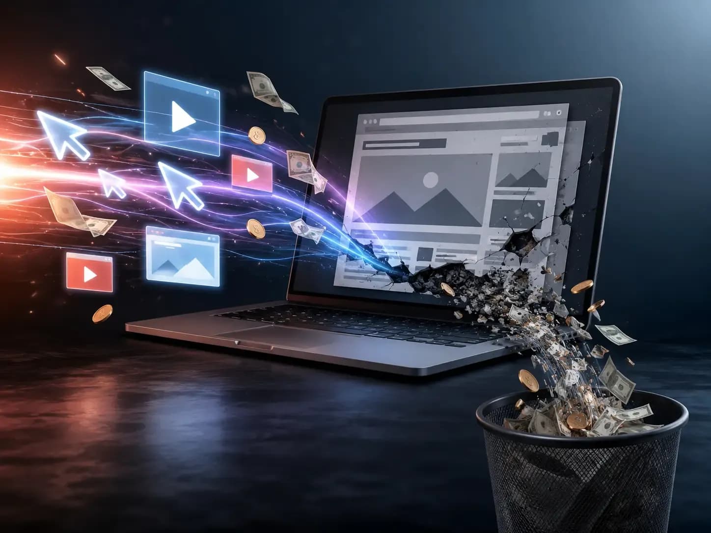 Tráfego pago sem site otimizado é dinheiro no lixo